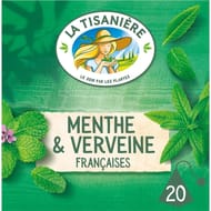 La tisaniere menthe & verveine x20s - 30g