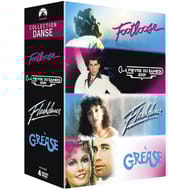 Coffret 4 dvd footlosse/la fièvre du samedi soir/flashdance/grease
