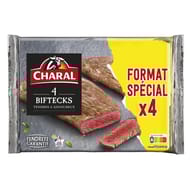 Biftecks x4 400g Charal