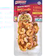 Crevettes décortiquées cuites réfrigérées marinade Tomate & Thym
