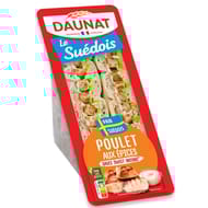 Daunat club suédois poulet épices 135g