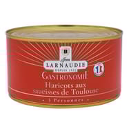 Jean larnaudie haricots lingots aux saucisses de toulouse france gastronomie boite 12 1240g
