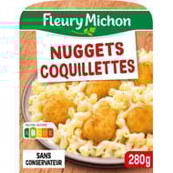 Fleury Michon nuggets de poulet et coquillettes au fromage 280g