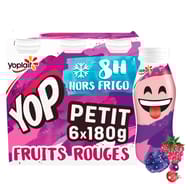 P'tit yop aromatisé fruits rouges 6x180g