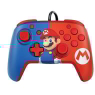 Manette switch filaire mario bleu/rouge