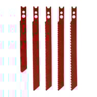 Lames de scie sauteuse 5 pcs en u compatibles black&decker