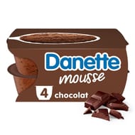 Danette mousse chocolat 4x60g