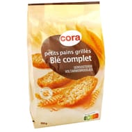 Cora petits pains grillés blé complet 400g