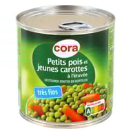 Cora petits pois et carottes très fins 1/2 265g