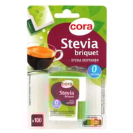 Cora édulcorant stévia briquet 100 comprimés 6g