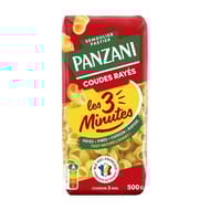 Panzani pâtes cuisson rapide coudes rayés 500g