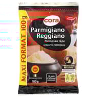 Cora parmigiano reggiano aop rapé 18mois 100g