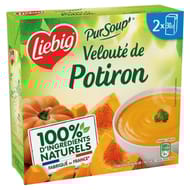 Liebig pursoup velouté de potiron à la crème fraiche briques 2x30cl