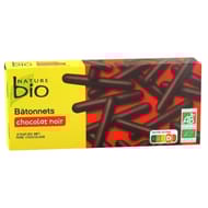 Nature bio batonnets chocolat noir bio 125g