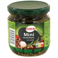 Cora mini cornichons 210g