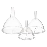 Lot de 3 entonnoirs en plastique