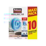 Rubson maxi pack lot de 10 recharges tabs aero 360° neutre