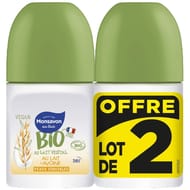 Monsavon déodorant bille bio lait avoine lot 2x50ml