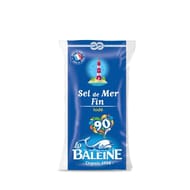 La baleine sel de mer fin iodé sachet poly 500g