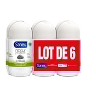 Sanex deodorant roll-on nature protect peaux normales 6x50ml
