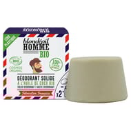 Blondépil homme bio déodorant solide à l'huile de coco bio 54 g