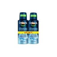 Ushuaïa homme déodorant 48h minéraux marins 2x150ml