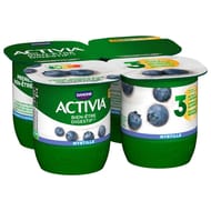 Activia bifidus fruit myrtilles 4x125g