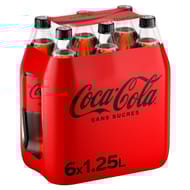 Coca-Cola zéro 6x1.25l contour
