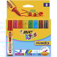 Bic 8 feutres de coloriage decoralo