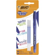 Bic roller gelocity illusion bleu + 2 recharges