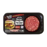 Idee burger facon boucherie pur boeuf 15% 2x110g Tendre & Plus
