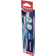 Crayon graphite hb gomme nitghfall boîte x6
