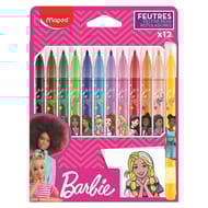 Maped feutres barbie x12 boîte carton
