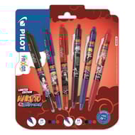 Pilot roller effaçable frixion ball clicker Naruto x 6 assortis