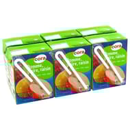 Cora Kido nectar pomme poire raisin briquette 6 x 20cl
