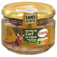 Cora terrine de cerf au cognac 180g