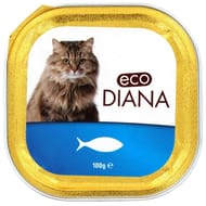 Eco diana terrine au poisson pour chat 100g