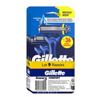 Gilette sensor jetable comfort 3x3ct