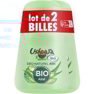 Ushuaia bio cosmosorg déodorant roll on 50ml lot de 2 aloe