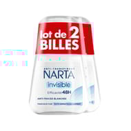 Narta anti-transpirant femme invisible lot de 2x50ml