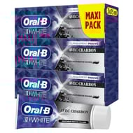 Oral-b 3d dentifrice 3dwhite charbon 3x75ml