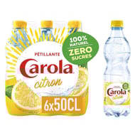 Carola citron eau pétillante 6x50cl