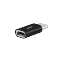 Apm adaptateur usb c / micro usb m/f metal noir 570382