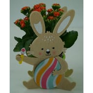 Kalanchoe et son lapin en feutrine reference 74879