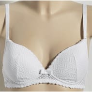 Soutien-gorge coque souple ligne Eden Escort Lingerie BLANC 95D