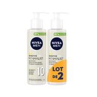 Nivea men crème à raser sensitive pro menmalist lot de 2 x 200 ml