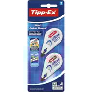 Tipp-ex mini pocket mouse blister de 2 rubans correcteur 6mmx5m