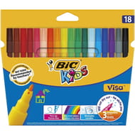 Bic visa étui carton 18 feutres pointe fine résistante