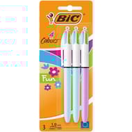 Blister de 2+1 stylos bille 4 couleur fashion