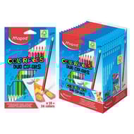 Maped crayons de couleur duo X18  boite carton